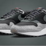 Nike Air Max 1 Premium Dark Smoke Grey: Efterår/vinter teksturopgradering